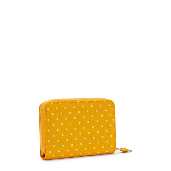 Kipling Money Love Classic Printed Small Wallet Wallets Soft Dot Yellow | AU 2199OK